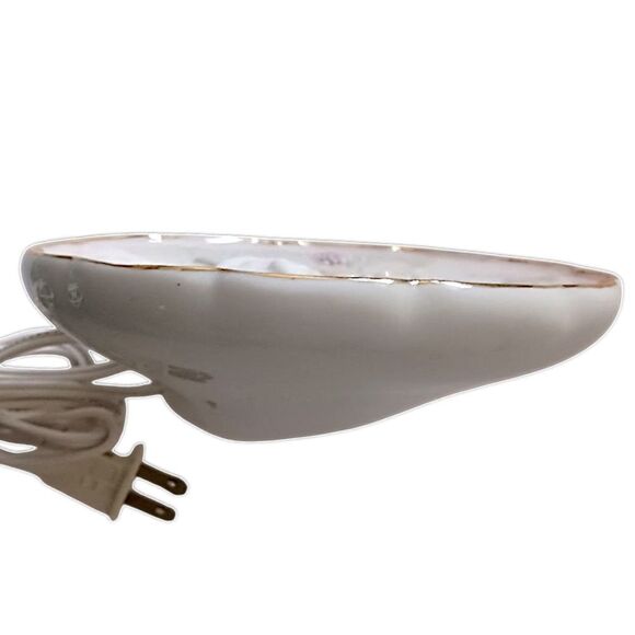 Praying Girl Porcelain Night Light Lamp Boudoir Bedside Religious Cross Vintage. - Picture 8 of 15